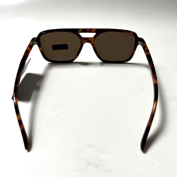 NWT Original HOUSE OF HARLOW Double Bridge Aviator Sunglasses Tortoise Shell DBW main image 5